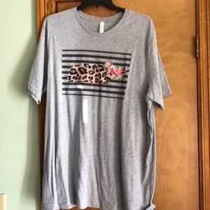 leopard TN Bella canvas shirt 3x
